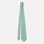 Cravate Mariage Turquoise clair (Dos)