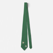 Cravate Mariage Vert Pour Groom (Devant)