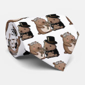 Cravate Mariage Wombat (Roulé)