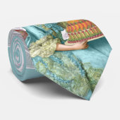 Cravate Marie Antoinette Laissez-les manger du gâteau (Roulé)