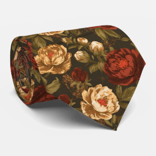 Cravate Mariée Fleur Pivoines Père Bohème Mariage