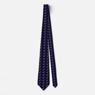 Cravate Marine Blue Space Rocket Hommes's Graduation, Trav