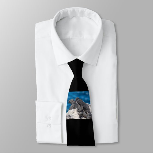 Cravate Marine Iguana (Attaché)