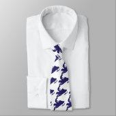Cravate Marine-Snowmobiler (Attaché)