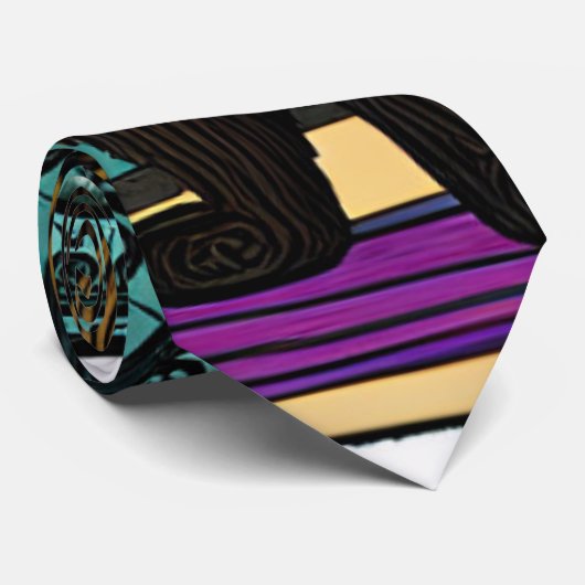 Cravate Marionnette "Grizzly Bear Tarot Card" (Roulé)