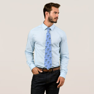 Cravate Marlin bleu
