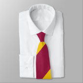 Cravate Maroon et Nu Gold (Attaché)
