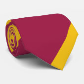 Cravate Maroon et Nu Gold (Roulé)