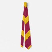 Cravate Maroon et Nu Gold Large University Stripe (Dos)