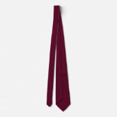 Cravate Maroon simple minimaliste (Dos)