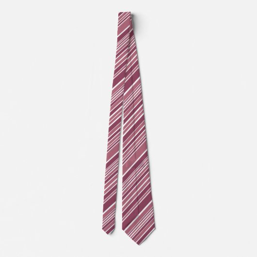 Cravate Maroon Stripe Business (Dos)