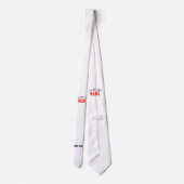 CRAVATE MARQUE BLANCHE MODERNE ET PERSONNALISABLE VÉRIFIÉE (Dos)