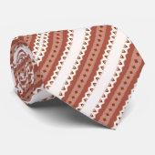Cravate marron élégant moderne (Roulé)