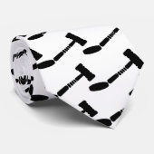 Cravate Marteau de juge (Roulé)