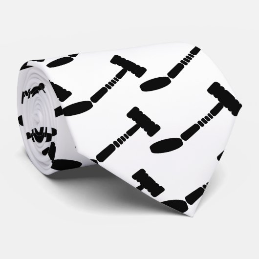 Cravate Marteau de juge (Roulé)