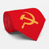 Cravate marteau et faucille de l'URSS de cccp (Roulé)
