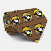 Cravate Martial Arts Panda - Brown (Roulé)