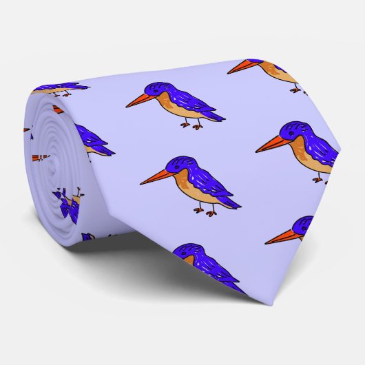 Cravate martin-pêcheur (Roulé)