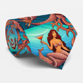 Cravate Martini à cheveux longs Mermaid Thunder_Cove (Roulé)