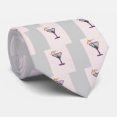 Cravate Martini Bachelorette (Roulé)