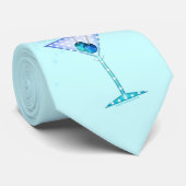 Cravate - MARTINI BLEU (Roulé)