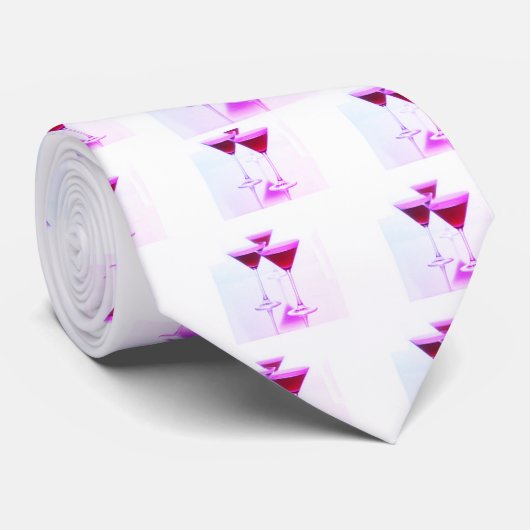 CRAVATE MARTINI COSMOPOLITE (Roulé)