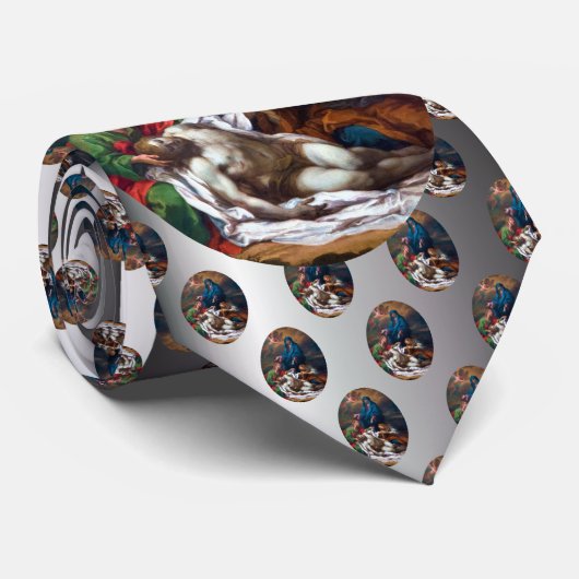 Cravate Mary Magdalene et Jésus (Roulé)