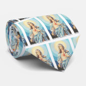 Cravate Mary peinte (Roulé)