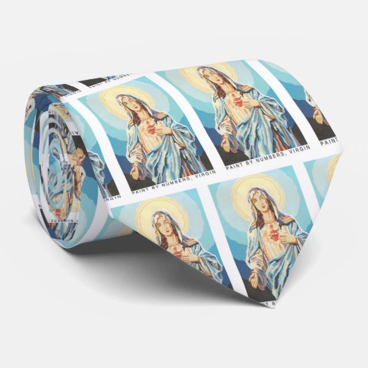 Cravate Mary peinte (Roulé)