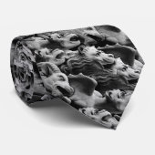 Cravate Mascarade de Gargoyles Motif gothique alternatif (Roulé)