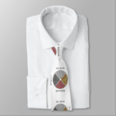 Cravate masculine de la roue de médecine métaphysi (Attaché)