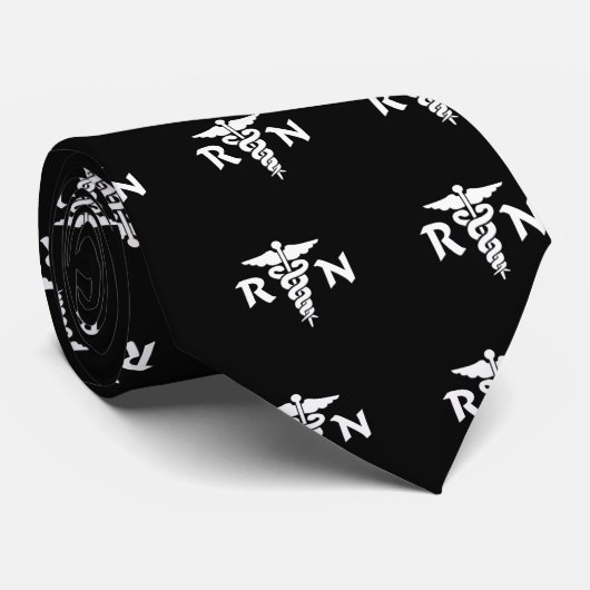 Cravate masculine d'infirmière de RN (Roulé)