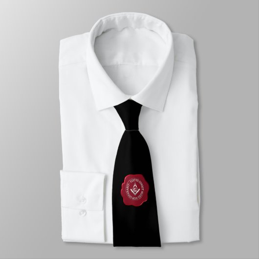 Cravate Masonic sceau de cire (Attaché)