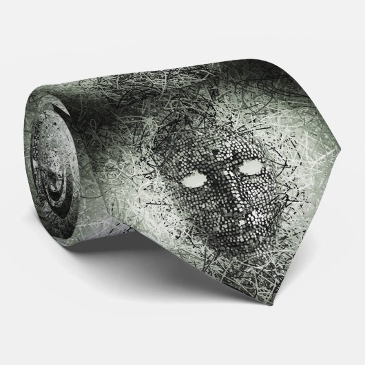Cravate Masque de fils Abstraits (Roulé)