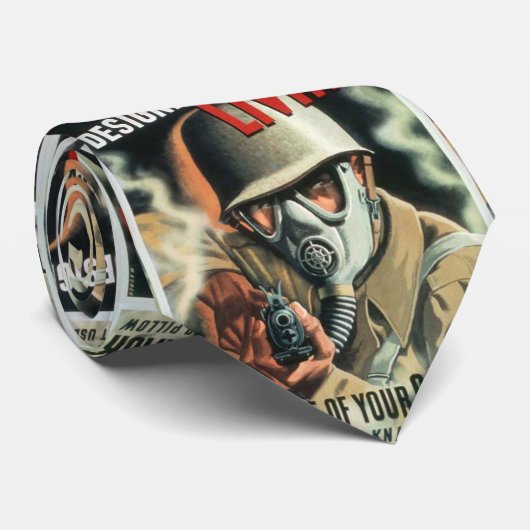 Cravate Masque de gaz (Roulé)