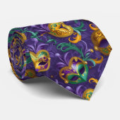 Cravate Masque de Mardi Gras (Roulé)