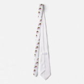 Cravate Masque de Mardi Gras Plumes Perles (Dos)