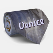 Cravate Masque d'or de carnaval (Roulé)