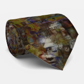 Cravate Masque fantôme surréaliste (Roulé)