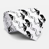 Cravate Masques de théâtre de comédie et de (Roulé)