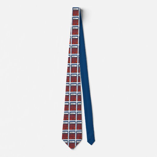 Cravate Math Mathématiques Nerd Teacher Calculateur Cravat (Devant)