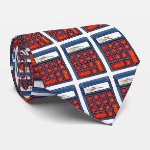 Cravate Math Mathématiques Nerd Teacher Calculateur Cravat