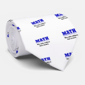 Cravate Maths le seul sujet qui compte (Roulé)