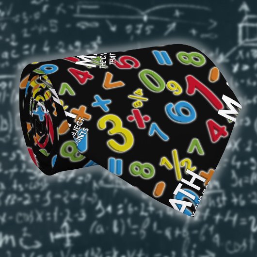 Cravate Maths. Le seul sujet qui compte