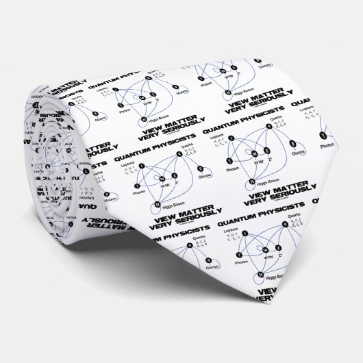 Cravate Matière de vue de physiciens de Quantum très (Roulé)