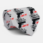 Cravate Mauvaise humeur d'humeur d'arme à feu (Roulé)