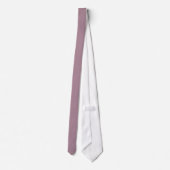 Cravate Mauve ordinaire, ajouter un monogramme (Dos)