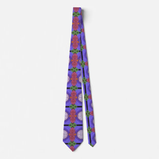 Cravate Mauve violet et design moderne vert
