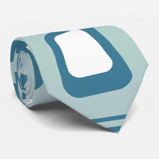 Cravate Mazes et Trapézoïdes (Roulé)
