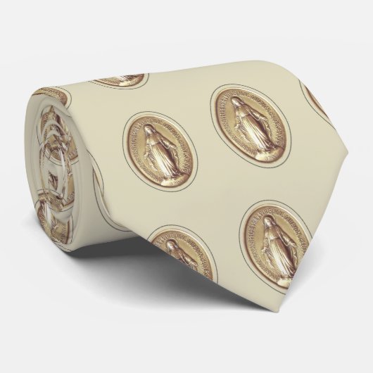 CRAVATE MÉDAILLE MIRACULEUSE (Roulé)